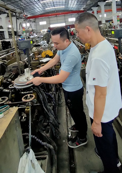 熱烈歡迎聚佳/冠發(fā)不銹鋼陳偉鎮(zhèn)總經理蒞臨喜有沃參觀指導